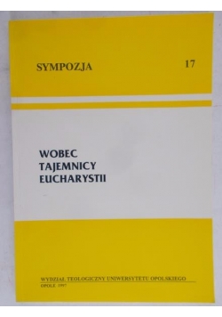 Wobec tajemnicy eucharystii + autograf