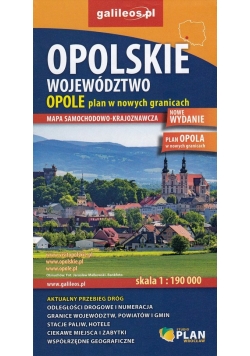 Województwo Opolskie Opole mapa 1:190 000 / 1:22 500