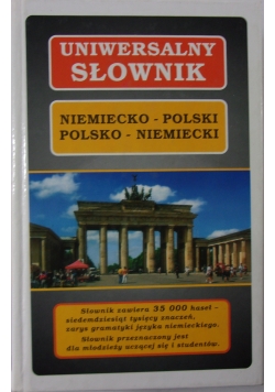 Uniwersalny słownik Niemiecko-Polski, Polsko Niemiecki