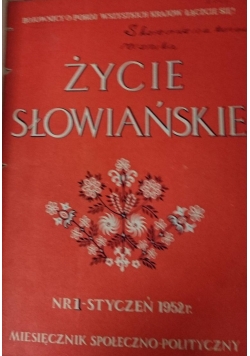 Życie słowiańskie nr 1-12 1952 r.
