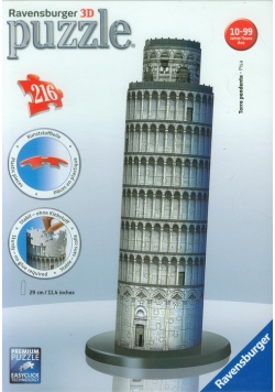 Puzzle 3D 216 Krzywa Wieża w Pizie