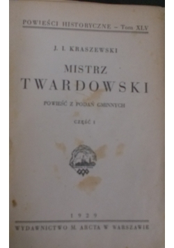 Mistrz Twardowski, 1929r