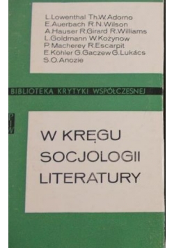 W kręgu socjologii literatury, Tom II