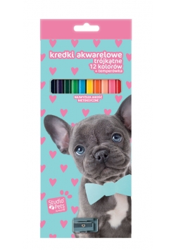 Kredki akwarelowe Studio pets