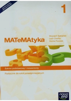 Matematyka 1 Podręcznik Zakres podstawowy i rozszerzony