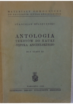 Antologia tekstów do nauki języka angielskiego, 1950 r.