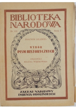 Wybór Pism Historycznych