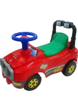 Auto Jeep jeździk czerwony