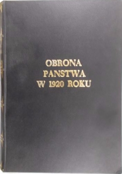 Obrona Państwa w 1920 roku, 1923 r.