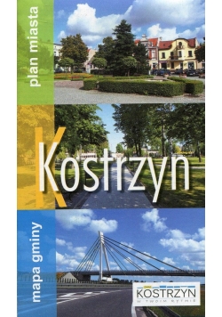 Kostrzyn mapa gminy 1:10 000