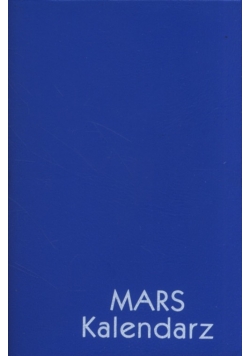 Kalendarz 2018 Mars niebieski