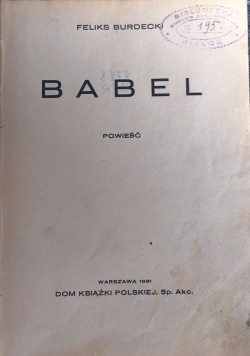Babel, 1931 r.