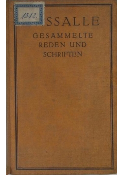 Gesammelte Reden und Schriften,1919 r.