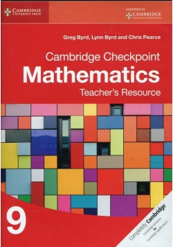 Cambridge Checkpoint Mathematics 9 Teacher's Resource