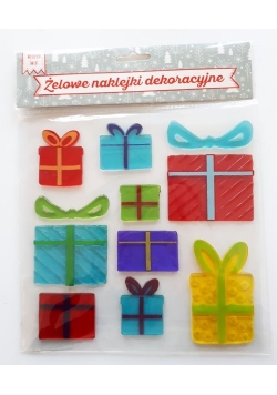 Naklejki żelowe Prezenty - Święta BN