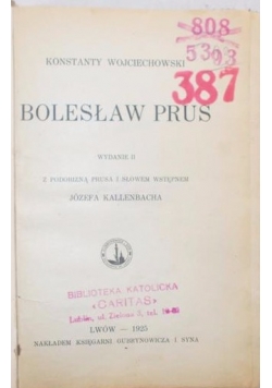 Bolesław Prus, 1925r.