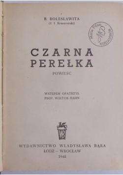 Czarna perełka, 1948 r.