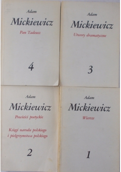 Dzieła poetyckie, Tom I- IV