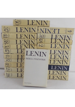 Lenin Dzieła Wszystkie,  22 Tomy