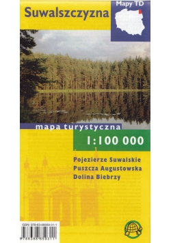 Suwalszczyzna Mapa turystyczna, 1:100 000