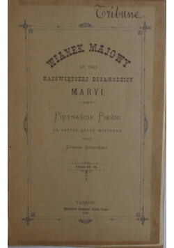 Wianek majowy, 1891 r.