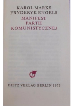Manifest Partii Komunistycznej
