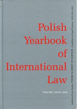 Polish Yearbook of International Law XXXVI 2016