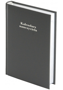 Kalendarz nauczyciela 2017/2018 A5 tygodniowy Albit szary