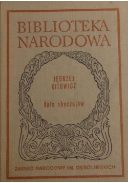 Biblioteka Narodowa - opis obyczajów , 1925 r.