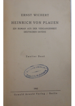 Heinrich von Plauen, 1942 r.