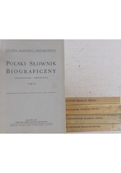 Polski słownik biograficzny Tom II-VI 1936-1948 r.