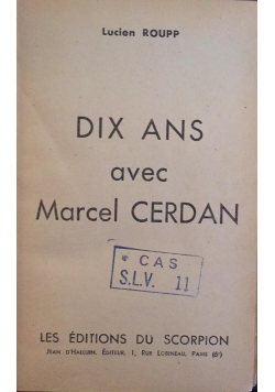 Dix ans avec Marcel Cerdan, 1948 r.