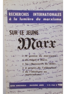 Sur le Jeune Marx