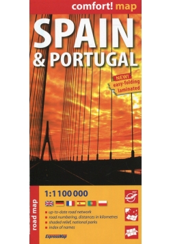 Hiszpania i Portugalia 1:1 100 000 comfort!map