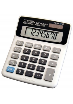 Kalkulator biurowy Citizen SDC-8001NII biały