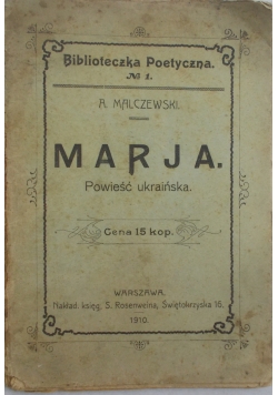 Marja, 1910 r.