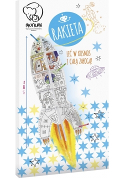 Kolorowanka 3D XXL Rakieta