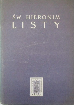Św. Hieronim. Listy.