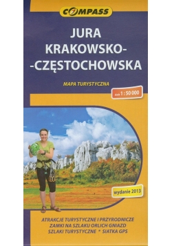 Jura Krakowsko-Częstochowska mapa turystyczna 1:50000
