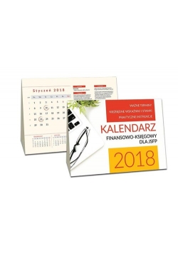 Kalendarz finansowo-księgowy dla jsfp 2018