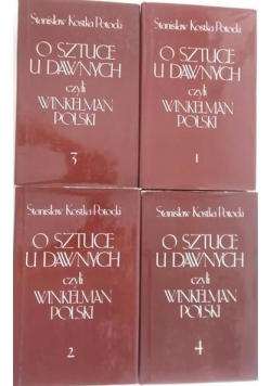 O sztuce u dawnych, I-IV