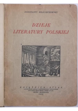 Dzieje literatury polskiej, 1926 r.