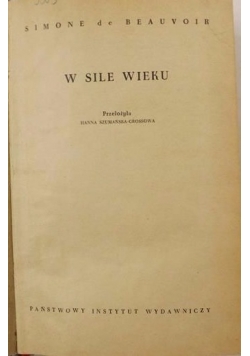 W sile wieku