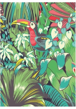 Karnet B6 z kopertą Toucan