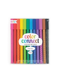Połączone jak Tęcza Cienkopisy Żelowe. Color Connect Gel Pens. 12 Długopisów.
