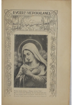 Rycerz niepokalanej, Rok XI, 1932r.