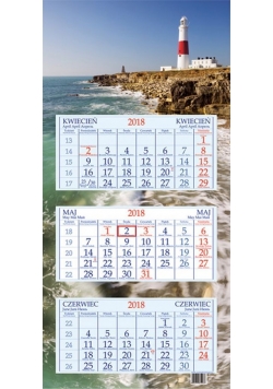 Kalendarz trójdzielny 2018 Latarnia Morska
