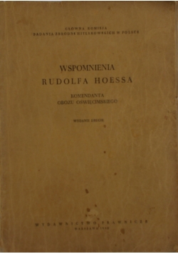 Wspomnienia Rudolf Hoessa , wydanie drugie