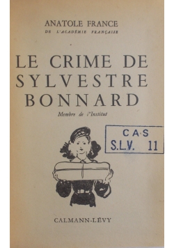 Le crime de sylvestre bonnard , 1929