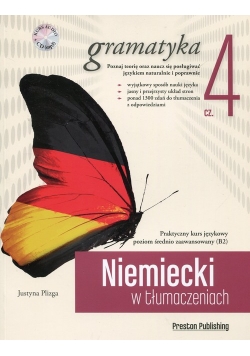 Niemiecki w tłumaczeniach Gramatyka Część 4 + CD